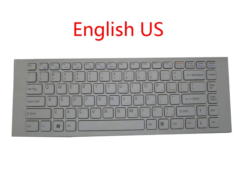 Ноутбук RU США клавиатура для SONY VAIO VPC EG VPCEG 9Z.N7ASW.101 148970211 148969711 Английский Русский