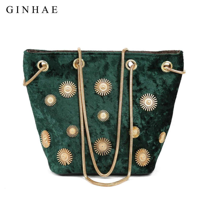 

Велюровая Женская сумочка на цепочке, модные ранцы на плечо, маленькие женские сумки через плечо с жемчугом для свадебной вечеринки