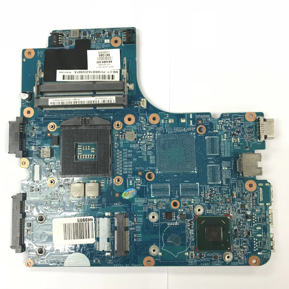 Материнская плата для ноутбука 4440S 4540S 4740S 4441 001 683495 501 HM76 HD4000 DDR3L 100% полностью