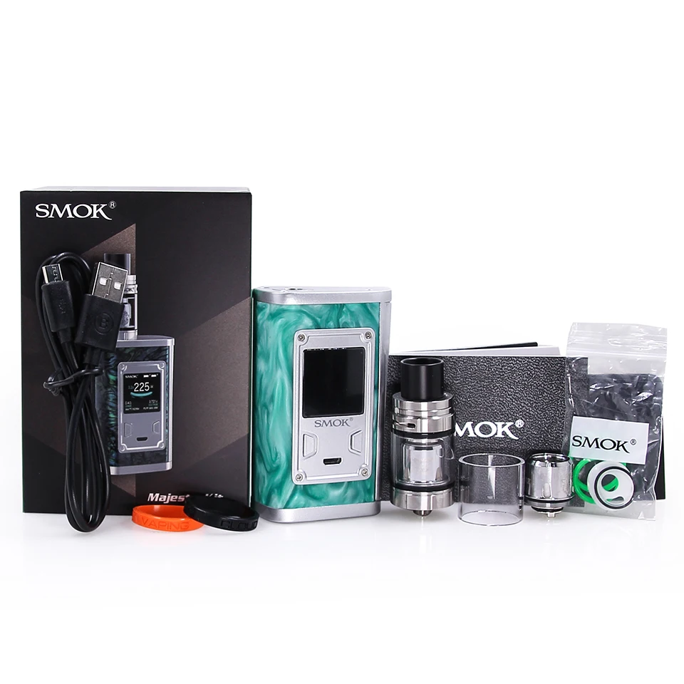 Оригинал smok величество Смола издание 225 Вт 4 мл TFV8 X-ребенок бак х Детские Q2 T6