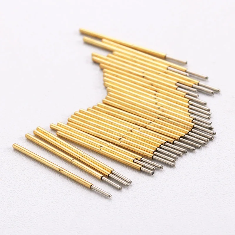 100 Pcs P50-Q1 New Hot DIY Metal Probe P50-Q Needle Length 16.35mm Nickel-Plated Spring Test For Electric Tools | Обустройство дома