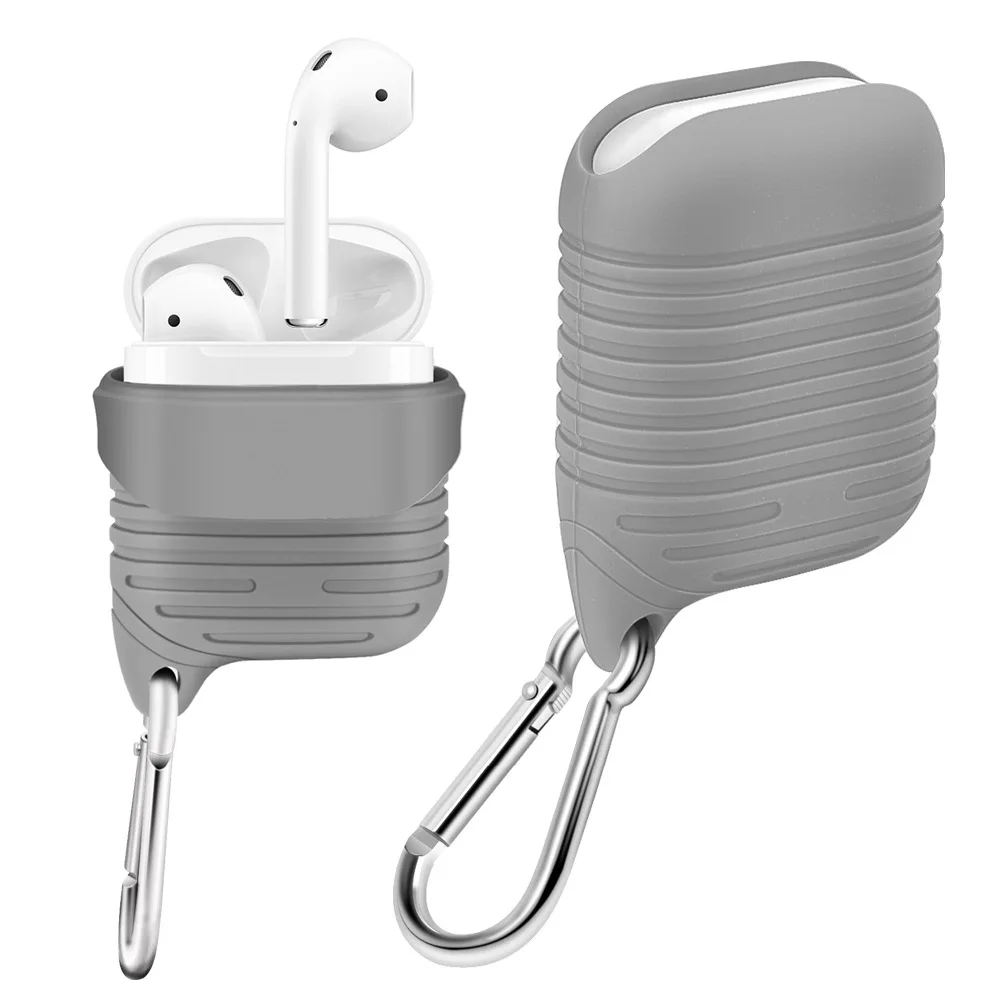 Силиконовый чехол для Apple Airpods противоударный кожухи головных телефонов Air Pods