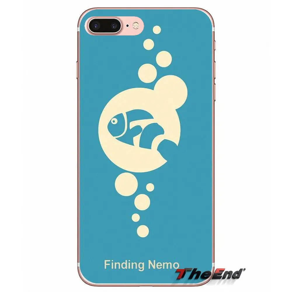 Чехол для Samsung Galaxy S3 S4 S5 MINI S6 S7 edge S8 Plus Note 2 3 4 5 Grand Core Prime White Shark Finding Nemo Dory fish|case plus|fishing