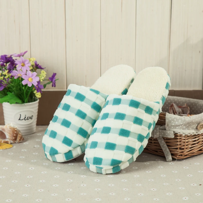

Winter Warm Plush Slippers Men Women Flats Soft Sole Women Indoor Floor Slippers Shoes Plush Home Slippers For Lovers Couples