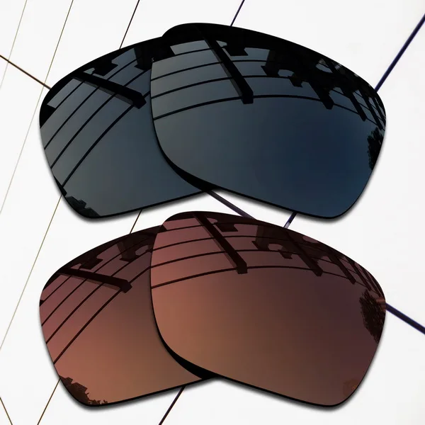 Black and Brown E.O.S поляризованные Сменные линзы для солнцезащитных очков Oakley Holbrook XL OO9417-различные цвета - Цвет линз: Black and Brown