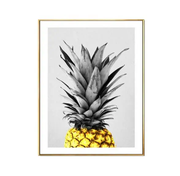 

Today is the Day Inspirational Quote Pineapple Poster Scandinavian Decor Nordic Wall Art Pictures Kids Room Office Decorations