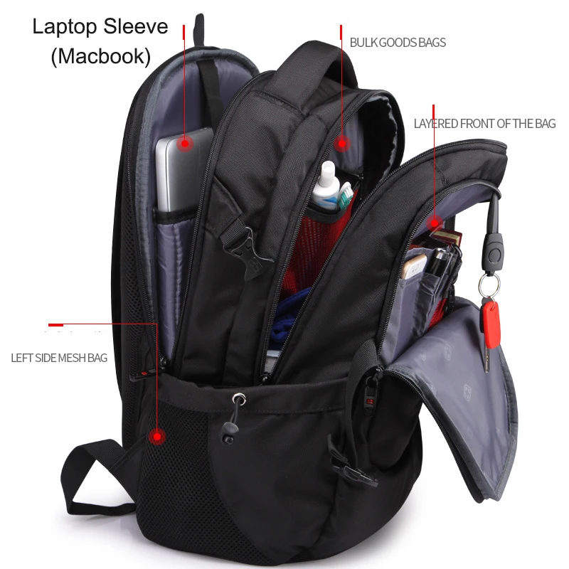 Рюкзак Crossten SwissMultifunctional для ноутбука 16 &quot водонепроницаемый универсальный