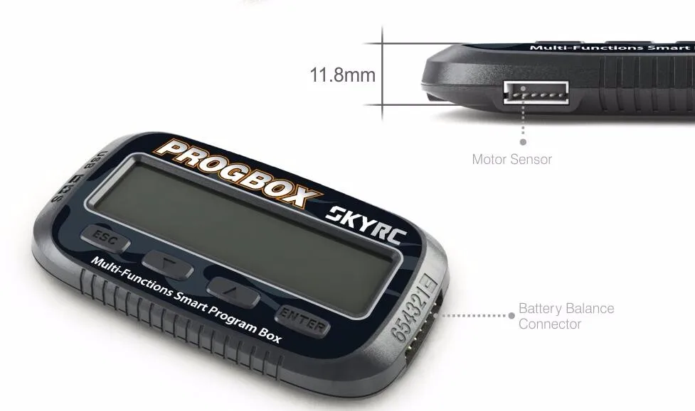 SKYRC SK-300046 PROGBOX Six-in-one Multi-Functions Smart Program Box for RC Hobby | Электроника