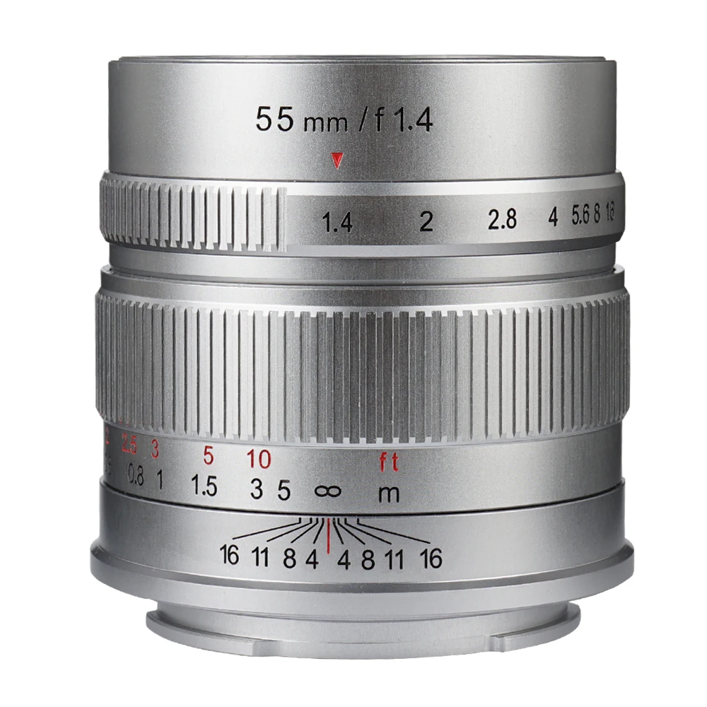 Объектив с большой диафрагмой для Sony E Mount Fuji FX 7 мастеров 55 мм F1.4 ручная