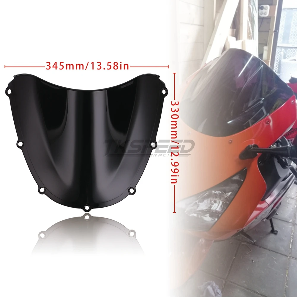 Лобовое стекло с двумя пузырьками для Honda CBR 900 RR 954 2002 2003 CBR954 CBR900 CBR900RR CBR954RR