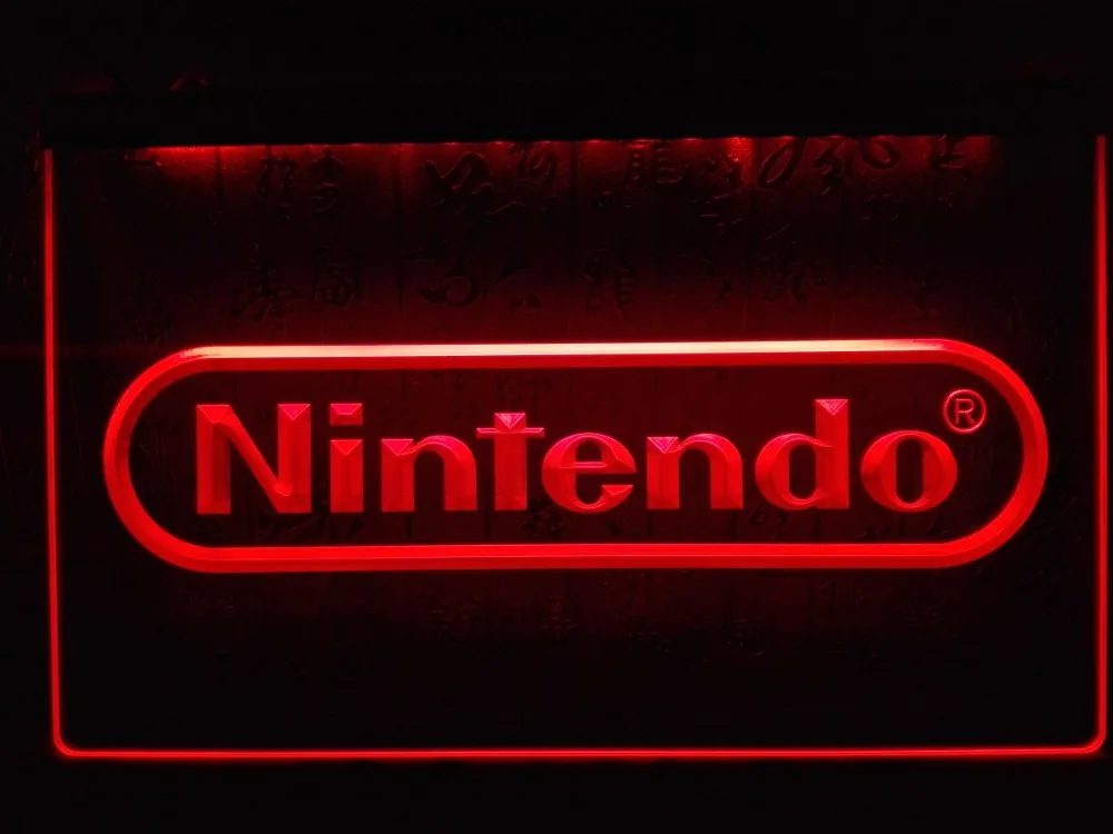 LH021-игровая светодиодная неоновая светосветильник вывеска Nintendo | Дом и сад