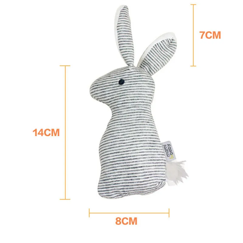 RAINBOX Baby Rattle Toys BB Sound Lovely Rabbit Kids Stuffed Appease Toy Newborn Infant Cartoon toys WJ068 | Игрушки и хобби