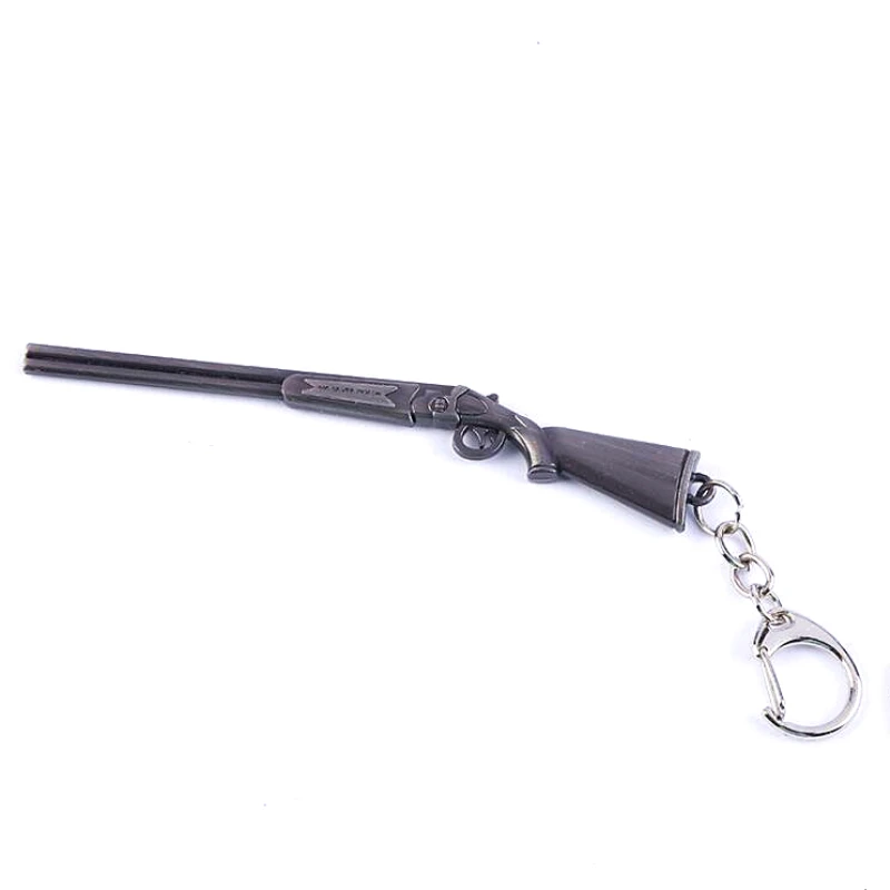 Hot Saling Diy 3D Gun Model Keyfob Weapon Keyring FPS PUBG Game Sniper Rifle Submachine Shot gun Keychain Souvenir Gift 12CM | Украшения и