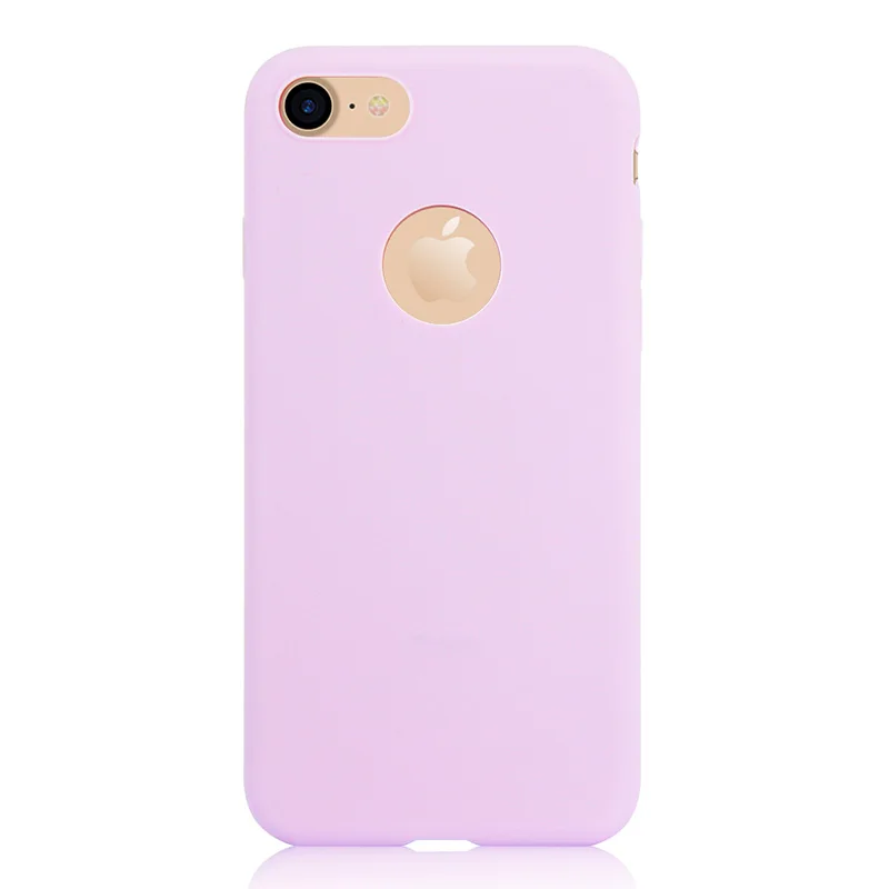 Light Purple JONSNOW чехол для телефона для iPhone 6S 7 8 Plus 5S SE матовый чистый цвет Желейный чехол для iPhone 11 Pro X XR XS Max гелевый мягкий чехол s - Цвет: Light Purple