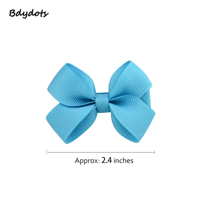 

20Pcs/Bag Cute Baby Girls Kid Boutique Big Bow Hair Clips Grosgrain Ribbon Hairpin Headwear Kids Girls Hair Pin Accessories