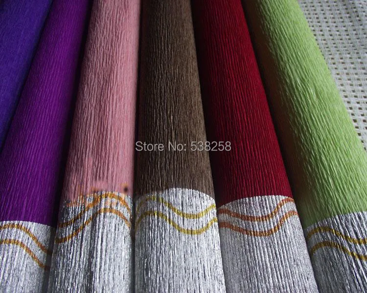 Бесплатная доставка распродажа шелковая краевая крепированная бумага Цветочная