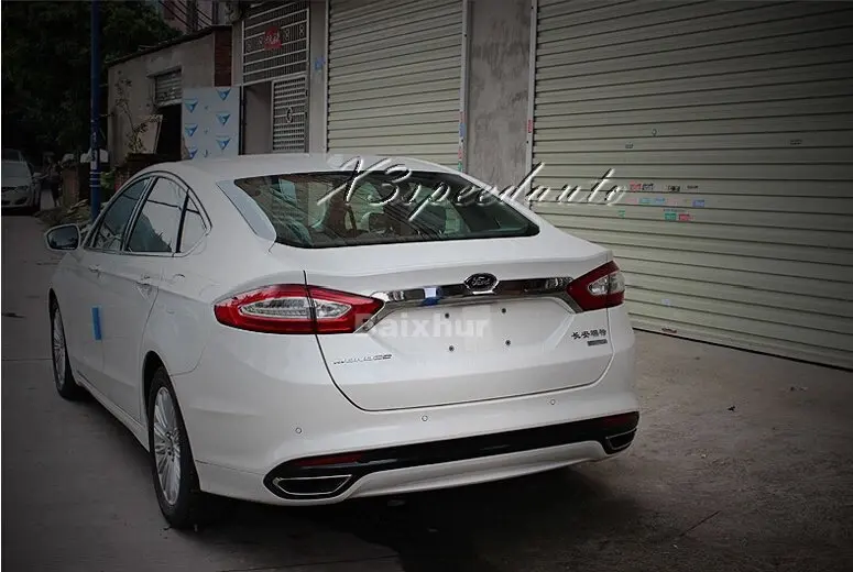 Автомобильный Стайлинг протоктор хромированная Задняя Крышка багажника