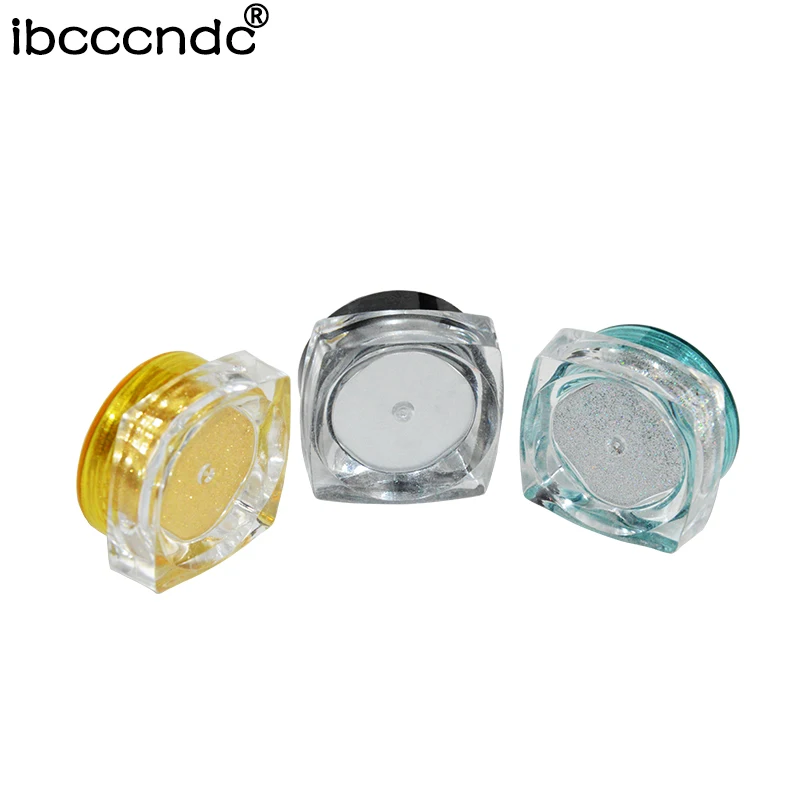 Голографическое зеркальное покрытие для ногтей 3 шт. блестящий порошок