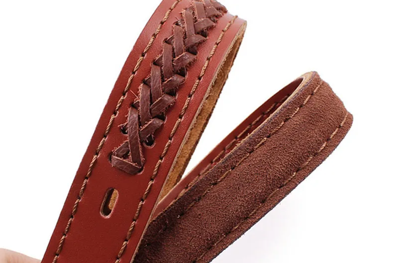 Ошейник SYDZSW кожаный для больших собак домашних питомцев хаски овчарки Лабрадора