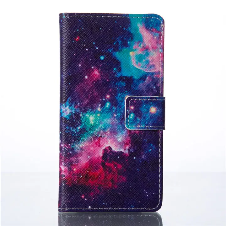Fantasy Sky Чехол DEEVOLPO для huawei Ascend P8Lite P8 LITE, силиконовый чехол с держателем и отделением для карт, чехол с рисунком, Fundas Coque Bag D03E - Цвет: Fantasy Sky