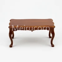 dollhouse 112 scale miniature furniture model wooden rectangular tea table 12272