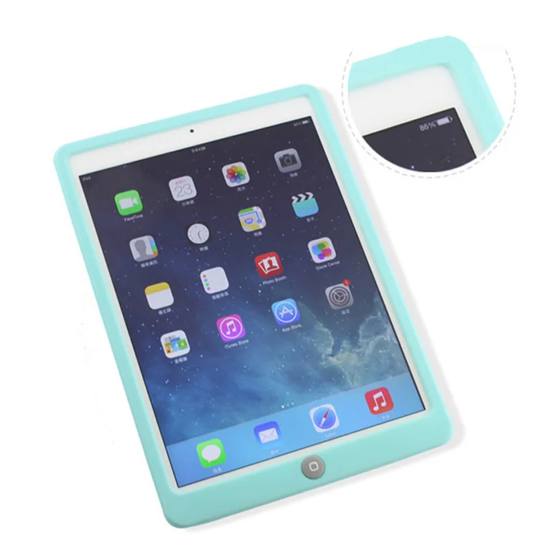 Роскошный Ударопрочный силиконовый чехол для Apple iPad 5 6 Air 1 2 2017 2018 оболочка 9 7