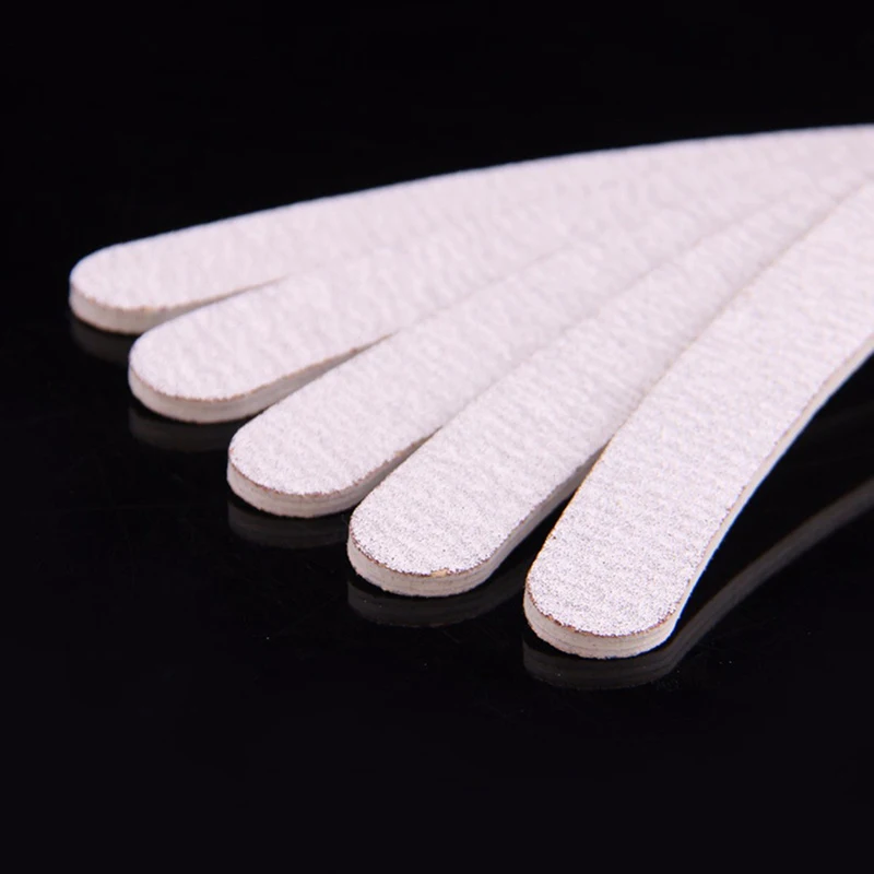 Пилка для ногтей акриловая серая 100/180 5 шт.|file block|nail file blockacrylic nail |
