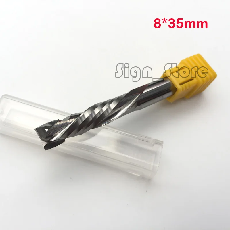 

HQ AAA 8x35MM Up & Down Cut 2 Flute Double Spiral Carbide CNC Mill Tools,CNC Milling Cutter,Woodworking Cutting Tools Router Bit