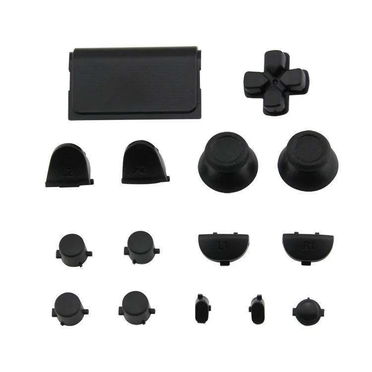 Полный набор однотонных Thumbstick R2 L2 R1 L1 кнопка включения ABXY Mod для PS4 Playstation 4