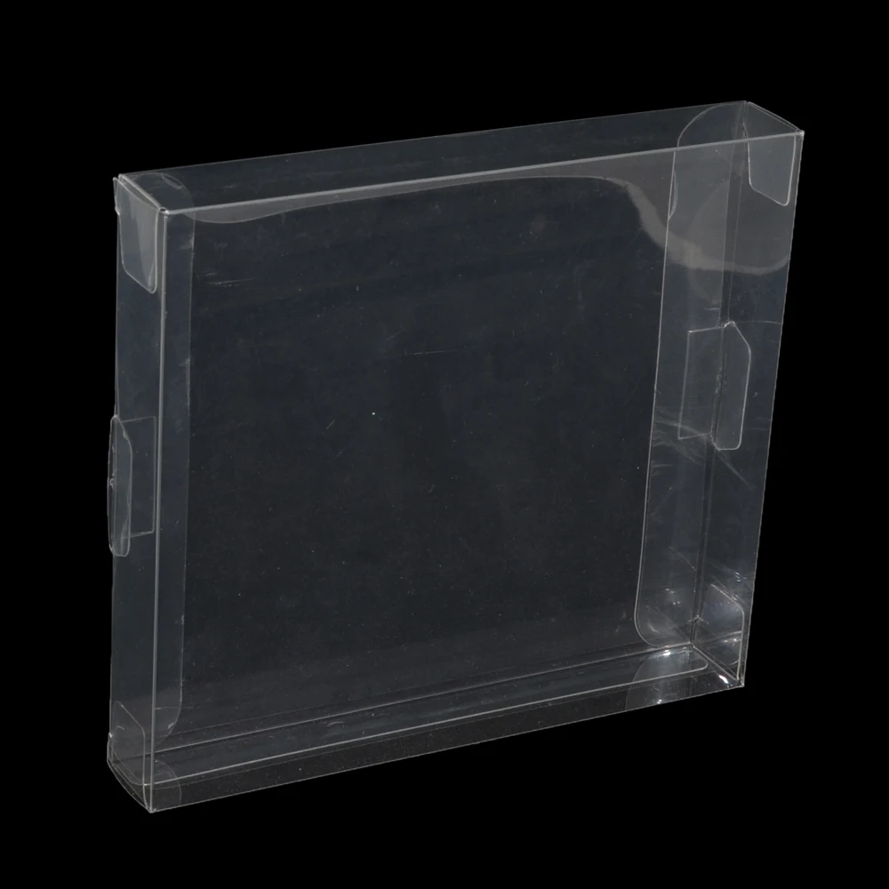 100 шт Высокое качество прозрачный пластиковый ПЭТ протектор чехол Коробка для NES