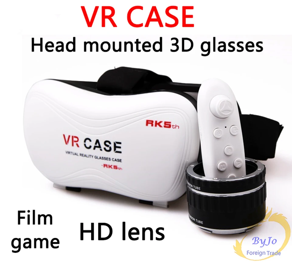 VR-BOX VR case With Gamepad 3D virtual reality glasses mobile home theater Glasses Google Cardboard box | Электроника