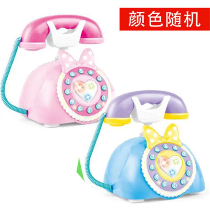 HziriP Детские антикварные Landline игрушки звуковой свет ранний мультфильм