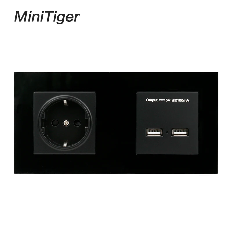 Minitiger настенная панель из поликарбоната стандарт ЕС розетка 16А электрическая