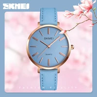 2019 new fashion reloj mujer casual watch skmei quartz watch women clock luxury brand waterproof leather strap woman wristwatch