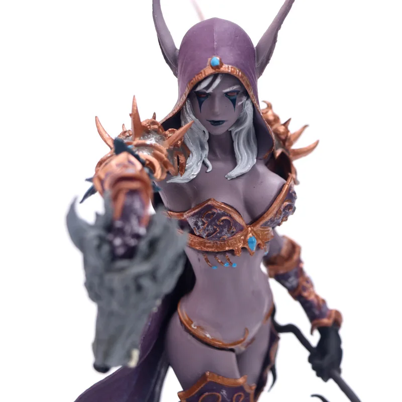 

Game WOW Character Sylvanas Windrunner Tribal Ghost Queen 20cm Statue Figure Model Toys