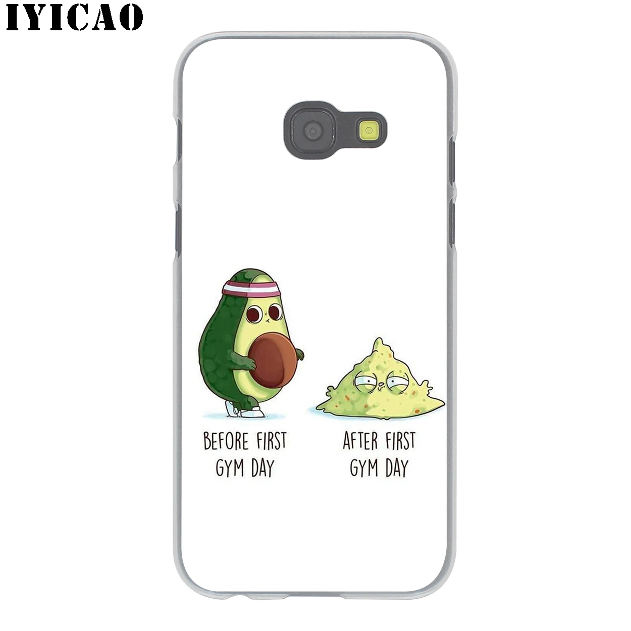 IYICAO чехол авокадо для Samsung Galaxy A3 A5 A6 A7 A8 Plus A9 A10 A30 A40 A50 A70 M10 M20 M30 A10S A20S A30S A40S