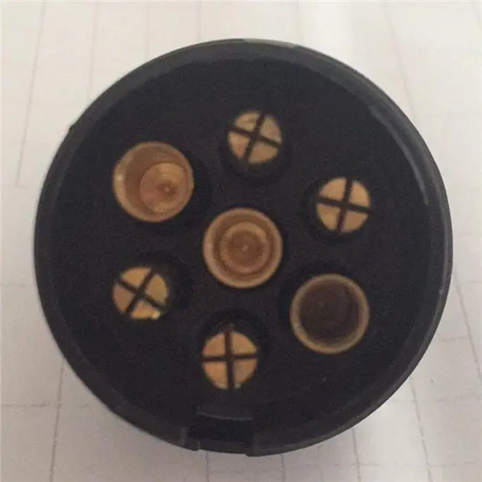 Автомобильный прицеп Грузовик 7 Pin to 13 Plug черный адаптер конвертер буксировочный