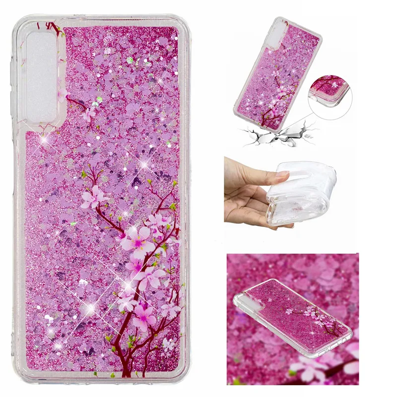 Чехол с единорогом на СПС Coque samsung Galaxy A50 Крышка для samsung A10 A20 A30 A50 A60 A70 M10 M20 M30 чехол мягкое жидкое телефон чехол s - Цвет: E