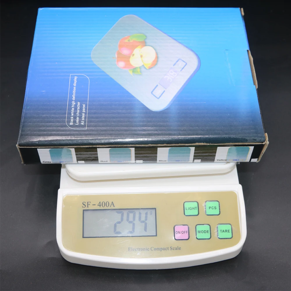 Цифровые почтовые кухонные весы 10 кг X 1 г домашние 22 фунта ЖК-дисплей с подсветкой
