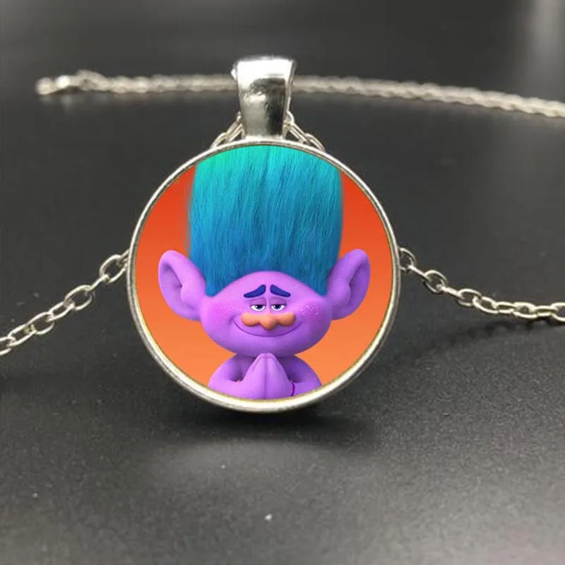 Wholesale 12pcs/Lot New Arrive Cute Fairy Trolls Cartoon Jewelry Necklace Best Christmas Gift For Child Factory Sale Directly | Украшения и