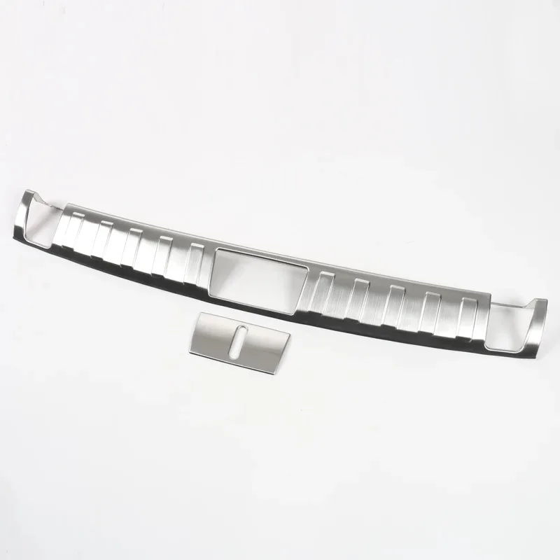 

Для Jeep Renegade 2016 нержавеющая сталь 1 шт. Автомобильный багажник внутренний задний багажник бампер педаль панель Крышка молдинги