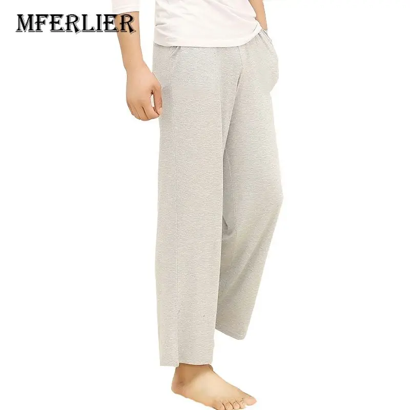 Мужские свободные брюки MFERLIER модель 5XL/6XL/7XL/8XL на весну/лето 210 см | Мужская одежда