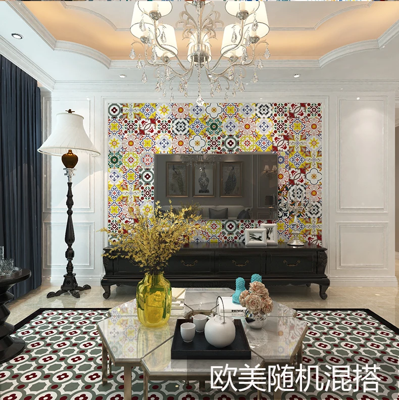 Старый дом ремонт водонепроницаемые наклейки для ванной кухни PP Backsplash