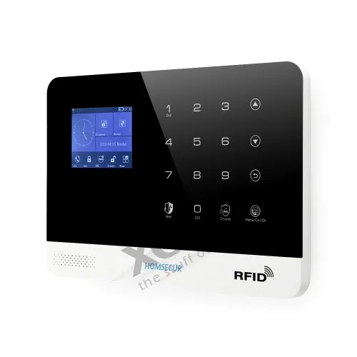 HOMSECUR беспроводный LCD 2G/GSM WIFI охранная сигнализация для взлома + сенсорная
