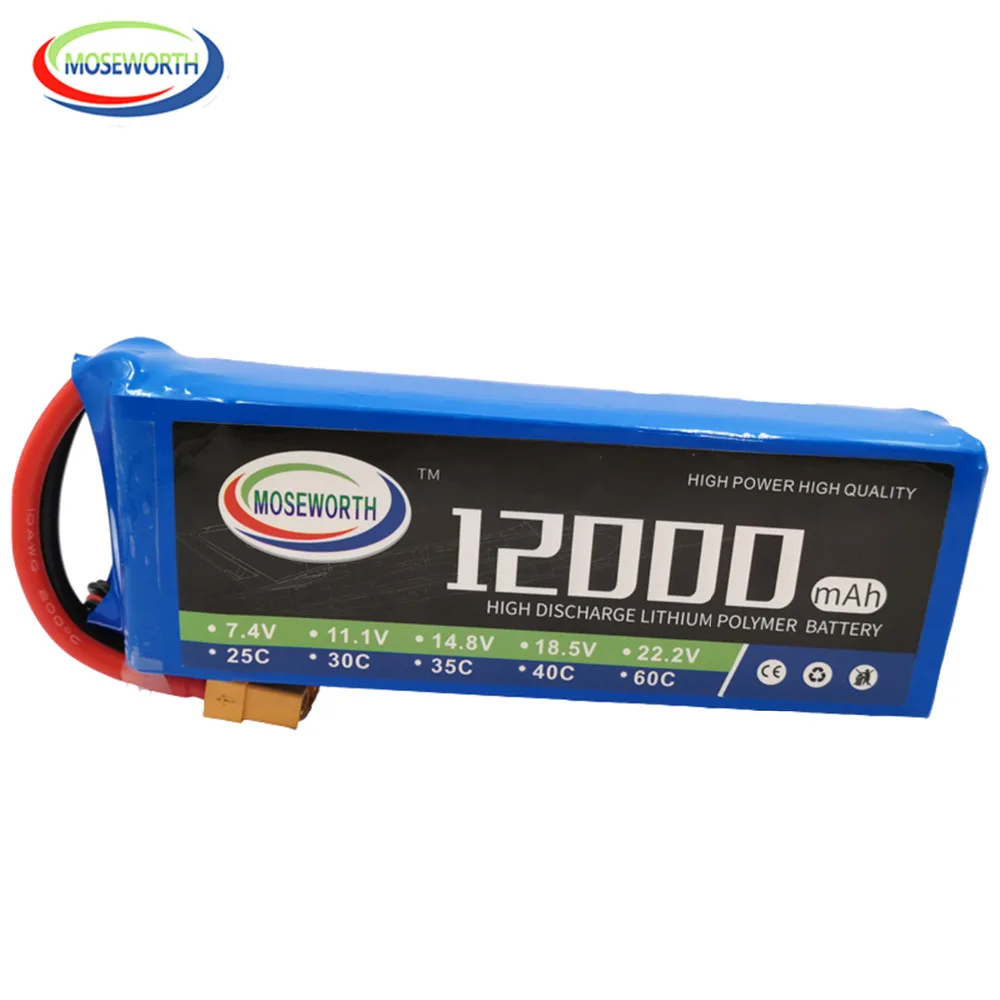 Аккумулятор LiPo 3S 11 1 В 12000 мАч 25C 35C для радиоуправляемого самолета вертолета