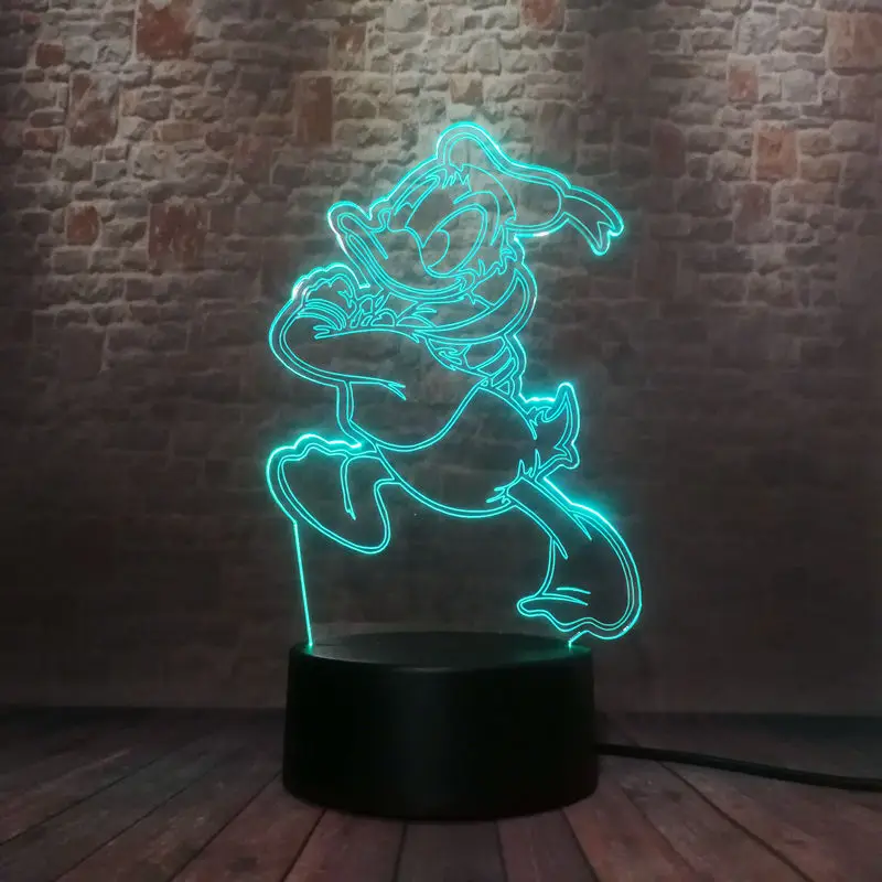 Touch Switch Микки Аниме Figma 3D светодиодный стол Ночной светильник 7 цветов Изменение сна светильник Мышь мягкий термополиуретановый чехол для телефона с Мышь фигурка из аниме «Astroboy(светильник-Набор для творчества, обучающая игрушка для малышей - Цвет: Touch Switch
