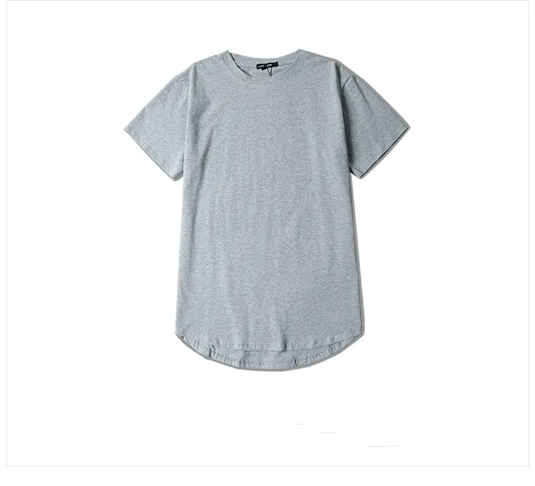 201 S/S, Мужская удлиненная футболка Kanye West, хлопок, Swag, мужские футболки, скейтборд, футболка, одноцветная, Футболка мужская хип-хоп, футболки, топы, Kpop