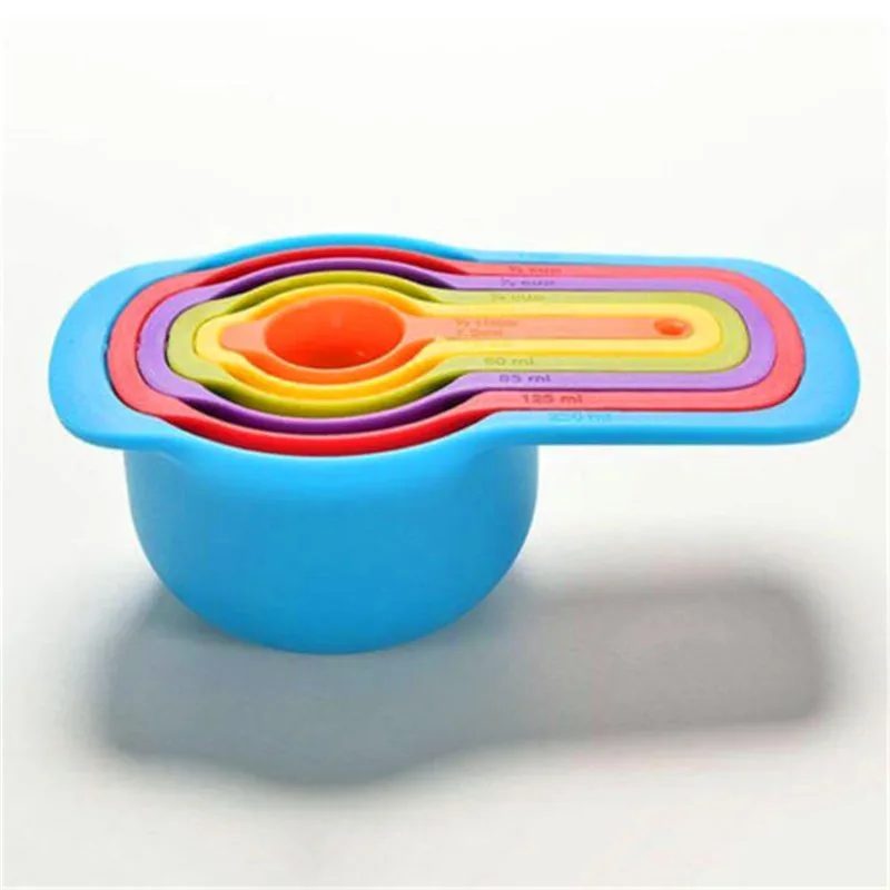 EatingBiting (R) 6 шт. красочные мерный стакан ложка совок набор торт выпечки Пособия по