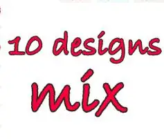 mix 10pcs Подгонянный смешанный узор в форме сердца сахарный штамп переводная бумага для Дня святого Валентина свадебные Шоколадные украшения лист Инструменты для торта - Цвет: mix 10pcs