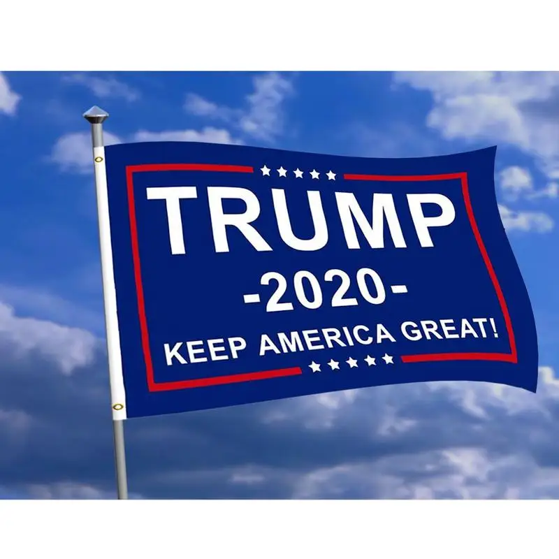 Флаги Америки Трамп 90x150 60x90 30*45 см, двусторонний с садовый баннер руку флаги для президента США